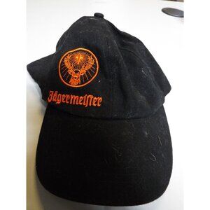 Jägermeister Baseball Cap - Deer & Cross Logo - Black & Orange - Pre owned